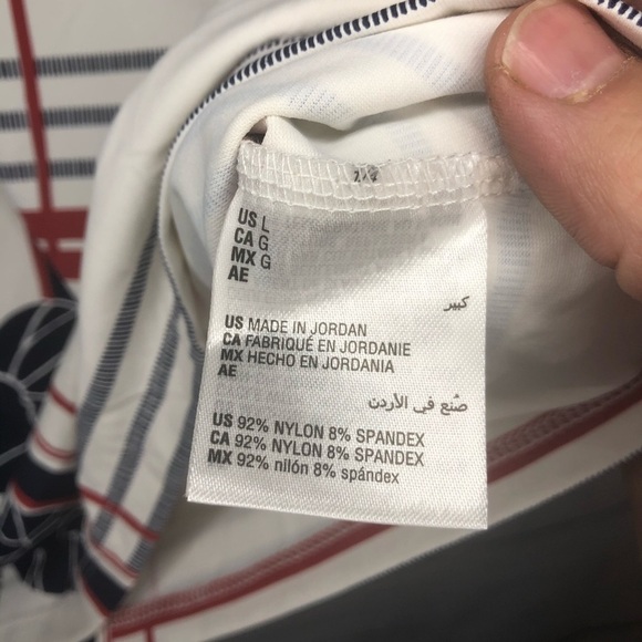 NWT Charter Club Navy Florals Blouse Sz Lg - Picture 5 of 6